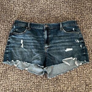 aerie daydreamer denim shorts
